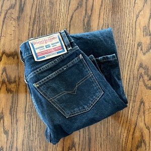Women's Diesel Industry Fanker Jeans, Black Size 27, Vtg 90s